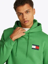Tommy Jeans Sweatshirt TJM REG ESSENTIAL FLAG HOOD EXT Grün/Dunkelgrün/Hellgrün/Neonfarben