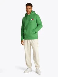 Tommy Jeans Sweatshirt TJM REG ESSENTIAL FLAG HOOD EXT Grün/Dunkelgrün/Hellgrün/Neonfarben