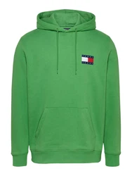 Tommy Jeans Sweatshirt TJM REG ESSENTIAL FLAG HOOD EXT Grün/Dunkelgrün/Hellgrün/Neonfarben
