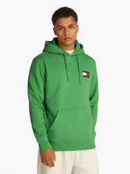 Tommy Jeans Sweatshirt TJM REG ESSENTIAL FLAG HOOD EXT Grün/Dunkelgrün/Hellgrün/Neonfarben