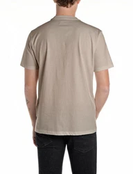Replay T-Shirt mit Logo-Frontprint Khaki/Braun/Blau/Dunkelgrün/Grau