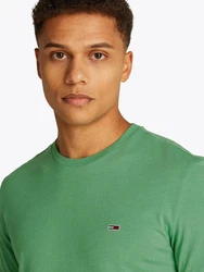 Tommy Jeans T-Shirt TJM XSLIM JASPE HTR TEE EXT Türkis/Grün/Dunkelgrün/Neonfarben