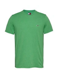 Tommy Jeans T-Shirt TJM XSLIM JASPE HTR TEE EXT Türkis/Grün/Dunkelgrün/Neonfarben
