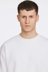 LINDBERGH T-Shirt mit Logostickerei Weiß/Creme