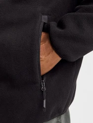 Jack & Jones Fleecejacke JJTHEO Schwarz/Beige