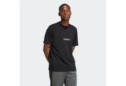 adidas Sportswear T-Shirt CAMO LIN Schwarz/Dunkelgrau/Grau