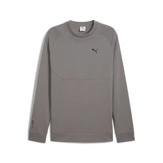 PUMA Langarmshirt TECH CREW Dunkelgrau/Grau/Hellgrau/Khaki