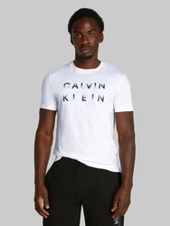 Calvin Klein T-Shirt CP-ENLARGED LOGO T-SHIRT Rot/Dunkelrot/Dunkelblau