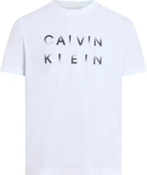Calvin Klein T-Shirt CP-ENLARGED LOGO T-SHIRT Rot/Dunkelrot/Dunkelblau