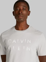 Calvin Klein T-Shirt CP-ENLARGED LOGO T-SHIRT Khaki/Grau/Türkis/Hellblau/Silber