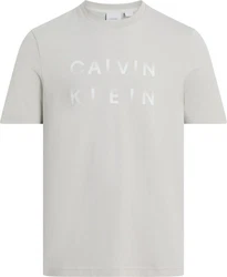 Calvin Klein T-Shirt CP-ENLARGED LOGO T-SHIRT Khaki/Grau/Türkis/Hellblau/Silber