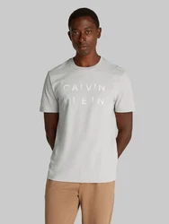 Calvin Klein T-Shirt CP-ENLARGED LOGO T-SHIRT Khaki/Grau/Türkis/Hellblau/Silber