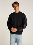 Calvin Klein Jeans Sweatshirt LOGO TAPE CREW NECK Schwarz/Hellblau/Dunkelblau