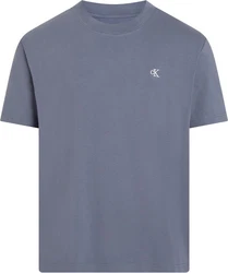 Calvin Klein T-Shirt SERIF FONT GRAPHIC TEE Grau/Dunkelblau/Blau