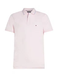 Tommy Hilfiger Poloshirt PLACKET INTEREST REG POLO navy / pink / rot