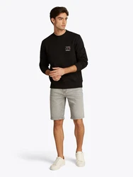 Tommy Hilfiger Sweatshirt HILFIGER STACK Schwarz/Dunkelrot