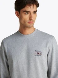 Tommy Hilfiger Sweatshirt HILFIGER STACK Grau/Hellgrau