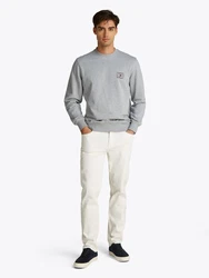 Tommy Hilfiger Sweatshirt HILFIGER STACK Grau/Hellgrau