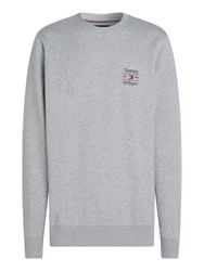 Tommy Hilfiger Sweatshirt HILFIGER STACK Grau/Hellgrau