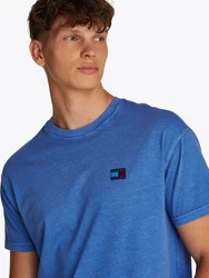 Tommy Jeans T-Shirt TJM RLX TJ LABEL TEE Blau/Hellblau