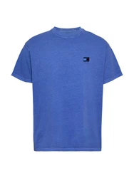 Tommy Jeans T-Shirt TJM RLX TJ LABEL TEE Blau/Hellblau