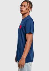 MisterTee T-Shirt Heart Round Neck Dunkelblau