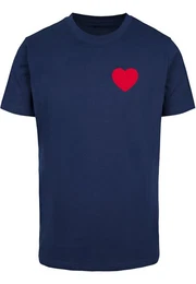 T-Shirt Heart T-Shirt Round Neck (1-tlg)