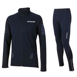 Airtracks Fahrradhose Herren Thermo Radtrikot Set Pro Windstopper 