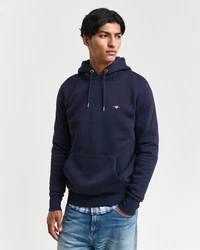 GANT Herren Hoodie REGULAR SHIELD HOODIE Dunkelblau/Blau