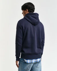 GANT Herren Hoodie REGULAR SHIELD HOODIE Dunkelblau/Blau
