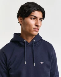 GANT Herren Hoodie REGULAR SHIELD HOODIE Dunkelblau/Blau