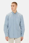 camel active Langarmhemd Button-Down Hellblau/Blau