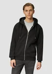 QS Outdoorjacke Basic-Sweatjacke Schwarz/Dunkelgrau