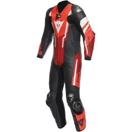 Motorradkombi Misano 3 D-AIR 1 tlg. Lederkombi schwarz / rot / fluo-rot