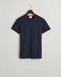 GANT T-Shirt CONTRAST LOGO Blau