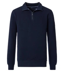 CASAMODA Sweatshirt Troyer 444303400 Dunkelblau/Blau