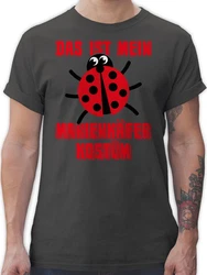 Shirtracer T-Shirt Das ist mein Marienkfer Kostüm Rot/Gelb/Lila/Dunkelgrau