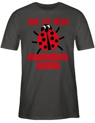 Shirtracer T-Shirt Das ist mein Marienkfer Kostüm Rot/Gelb/Lila/Dunkelgrau