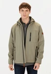 camel active Softshelljacke Funktionsjacke Outdoorjacke Dunkelgrün/Khaki/Beige/Braun