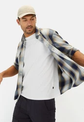 camel active Hemd Blau/Hellblau/Rot/Grau