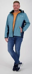 DEPROC Active Softshelljacke NUNAVUT CS NEW MEN Hellblau/Blau/Türkis