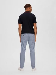 SELECTED HOMME Chinohose SLHNew Miles Hellblau/Blau/Grau