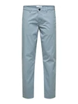 SELECTED HOMME Chinohose SLHNew Miles Hellblau/Blau/Grau