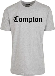 Mister Tee T-Shirt Compton Tee Grau/Dunkelrot