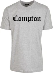 Mister Tee T-Shirt Compton Tee Grau/Dunkelrot