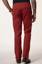 JP1880 Chinohose Chino Hose Bauchfit FLEXNAMIC 4-Pocket Rot/Dunkelrot/Braun