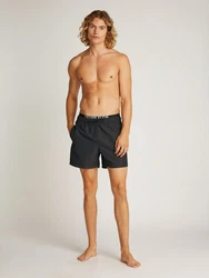 Calvin Klein Swimwear Badeshorts MEDIUM DOUBLE WB schwarz/weiß