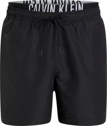 Calvin Klein Swimwear Badeshorts MEDIUM DOUBLE WB schwarz/weiß