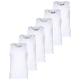 Unterhemd Herren Unterhemden, 6er Pack - Tank Top, Rundhals, (Packung, 6er Pack)