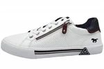MUSTANG Sneaker Weiß/Creme/Dunkelblau/Rot/Hellgrau/Grau